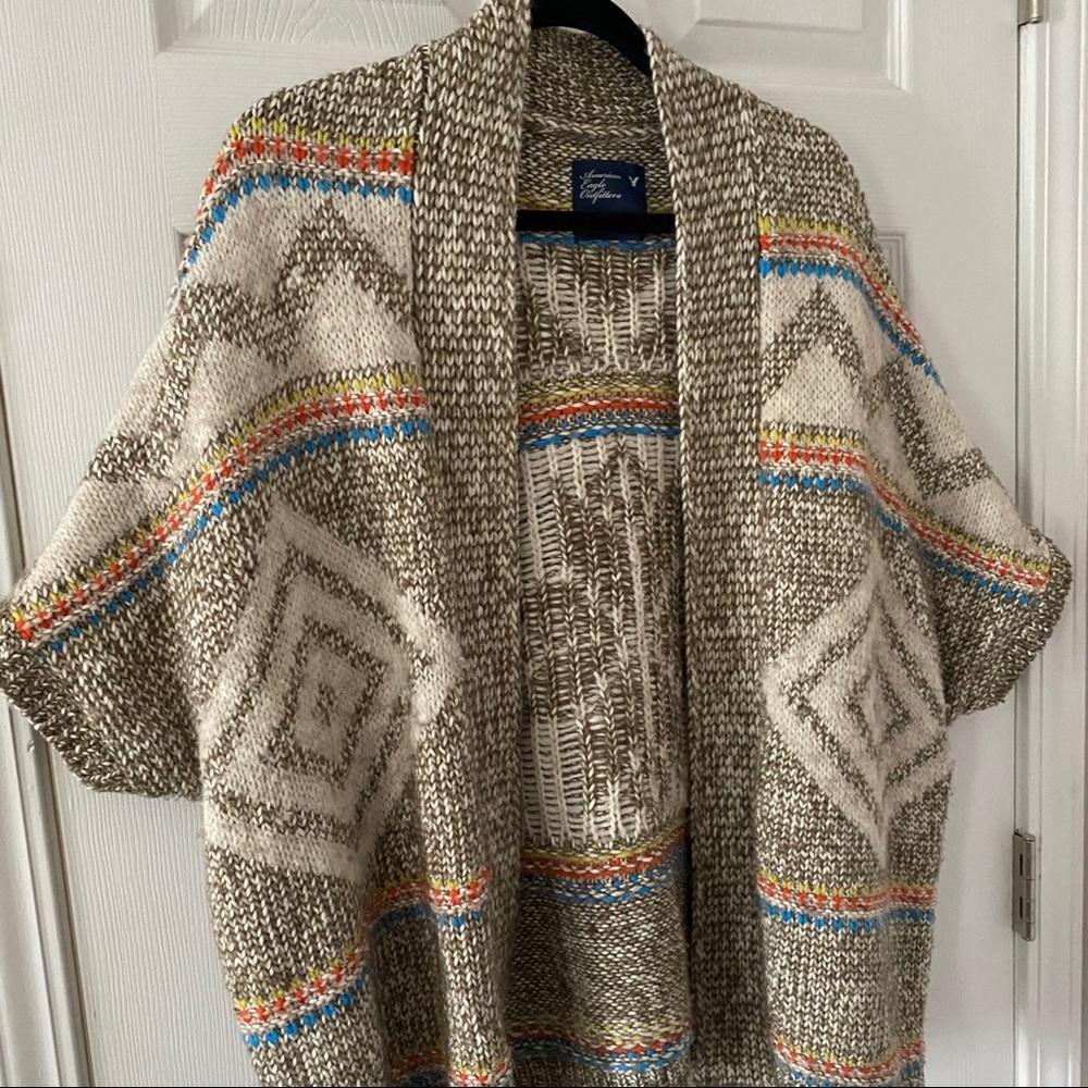American Eagle Chunky Shawl Cardigan